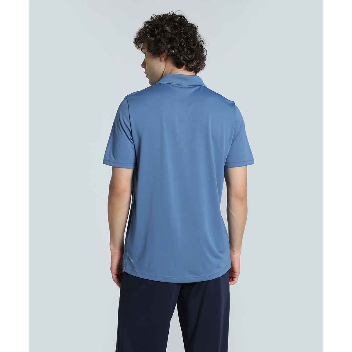 Puma Men's Polo T-Shirt Train Logo - Blue | XXL
