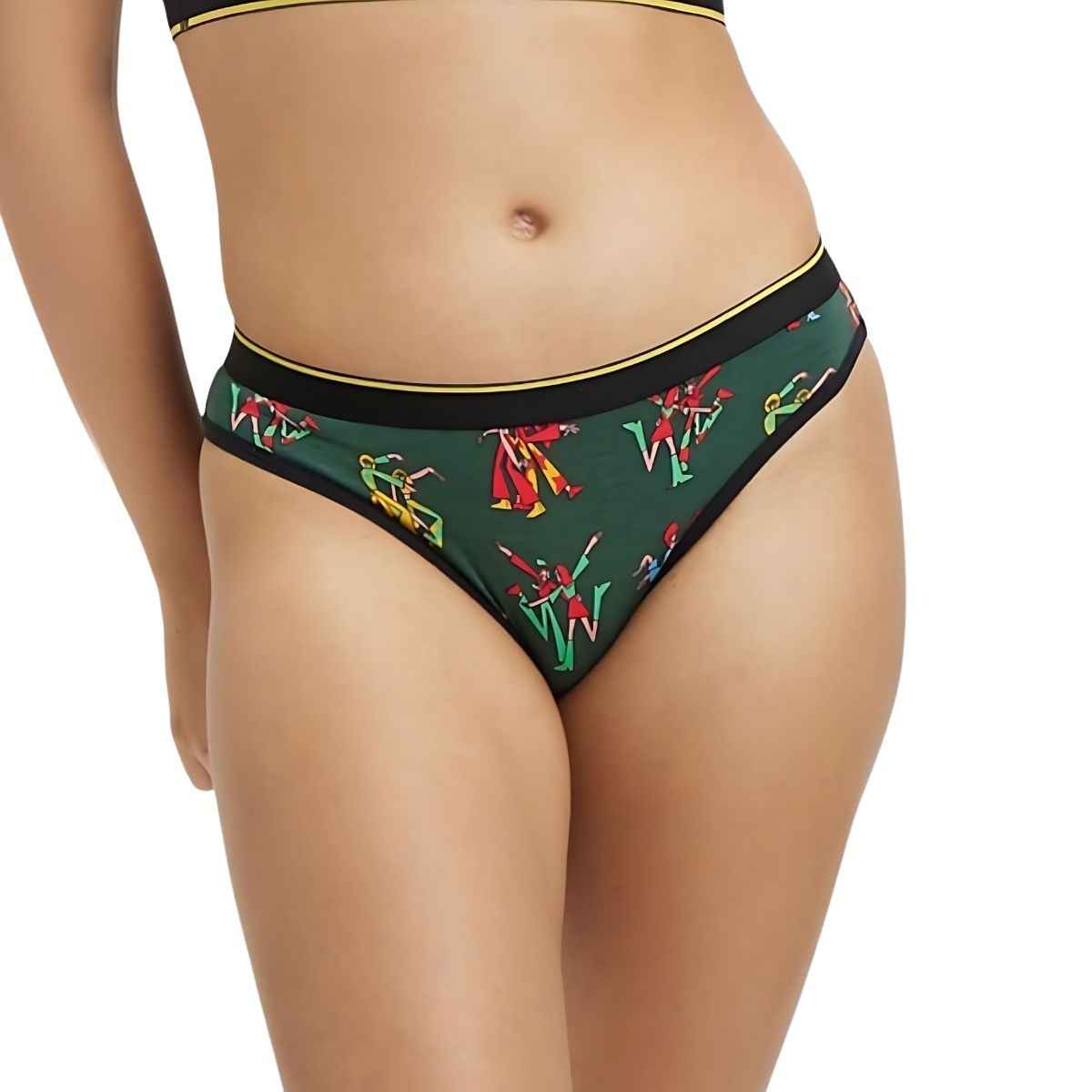 Bummer Women's Micro Modal Elastane Bikini Panties | No Roll Waistband - M