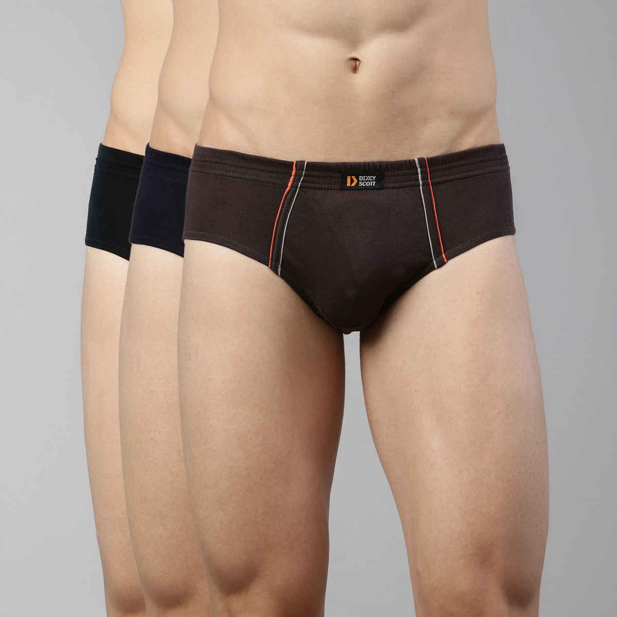 Dixcy Scott Men's Salsa Brief | 100% Combed Cotton - Soft & Breathable | Assorted