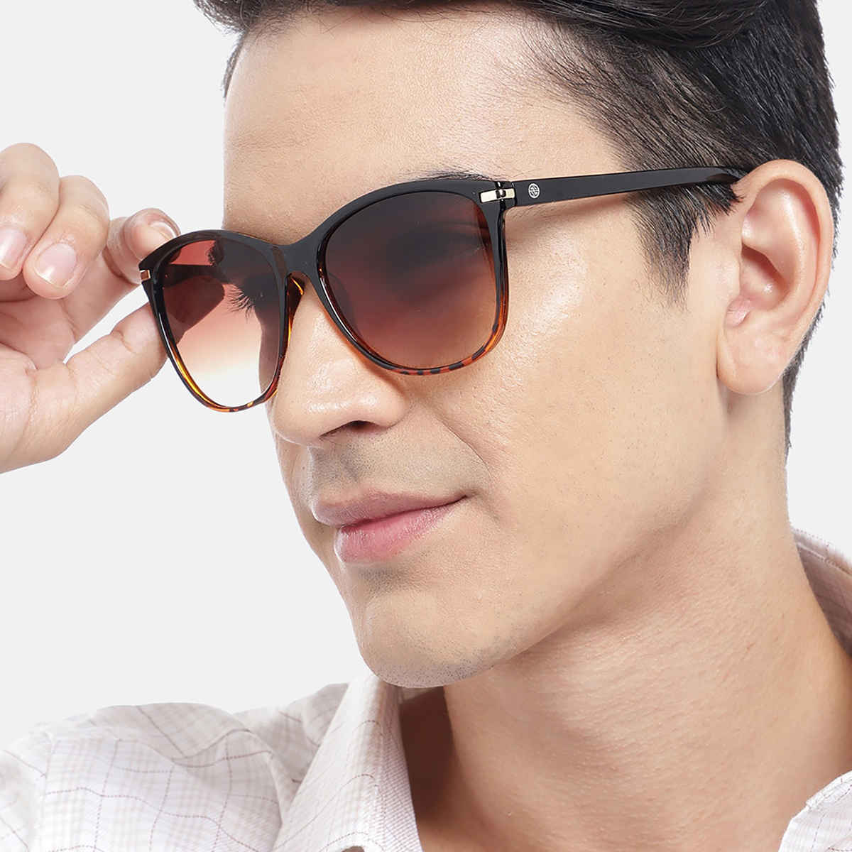 Carlton London Unisex Rectangle Sunglass