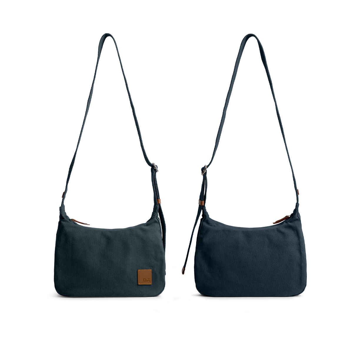 Daily Objects March Crossbody Sling Bag| Slip pocket & External Back Pocket| Blue