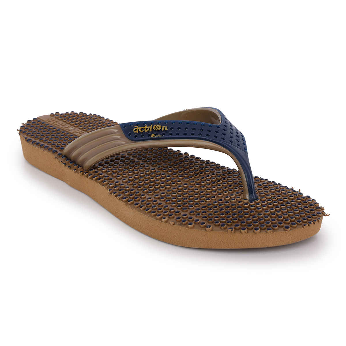 Action Slipper For Women | Nfl-29 Wood-Neon Blue - UK-5