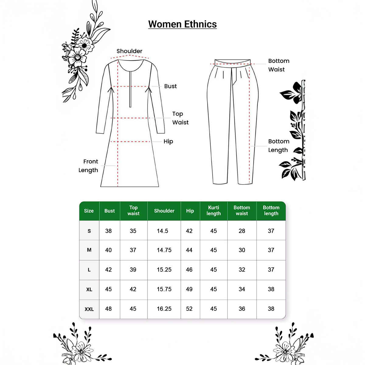 GoSriKi Women's Viscose Rayon Anarkali Solid Kurta with Pant & Dupatta | UMIKA | Black - XL