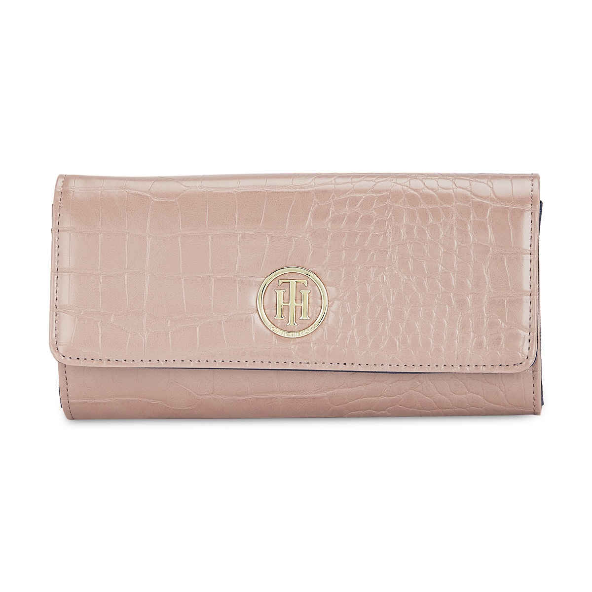 Tommy Hilfiger Women's Textured PU Wallets | Pink - One Size