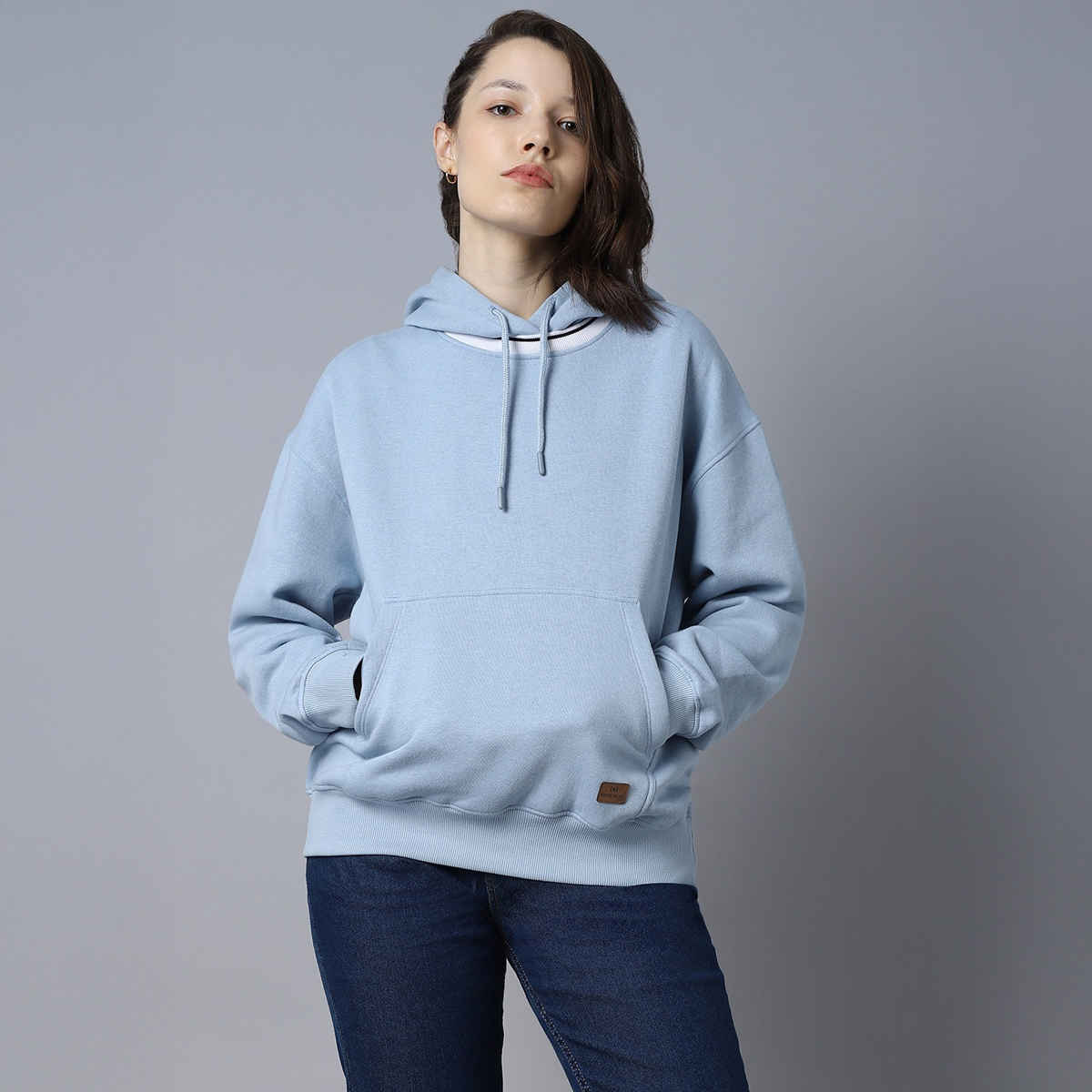 High Star Women's Hooded Pullover Sweatshirt | Blue - S