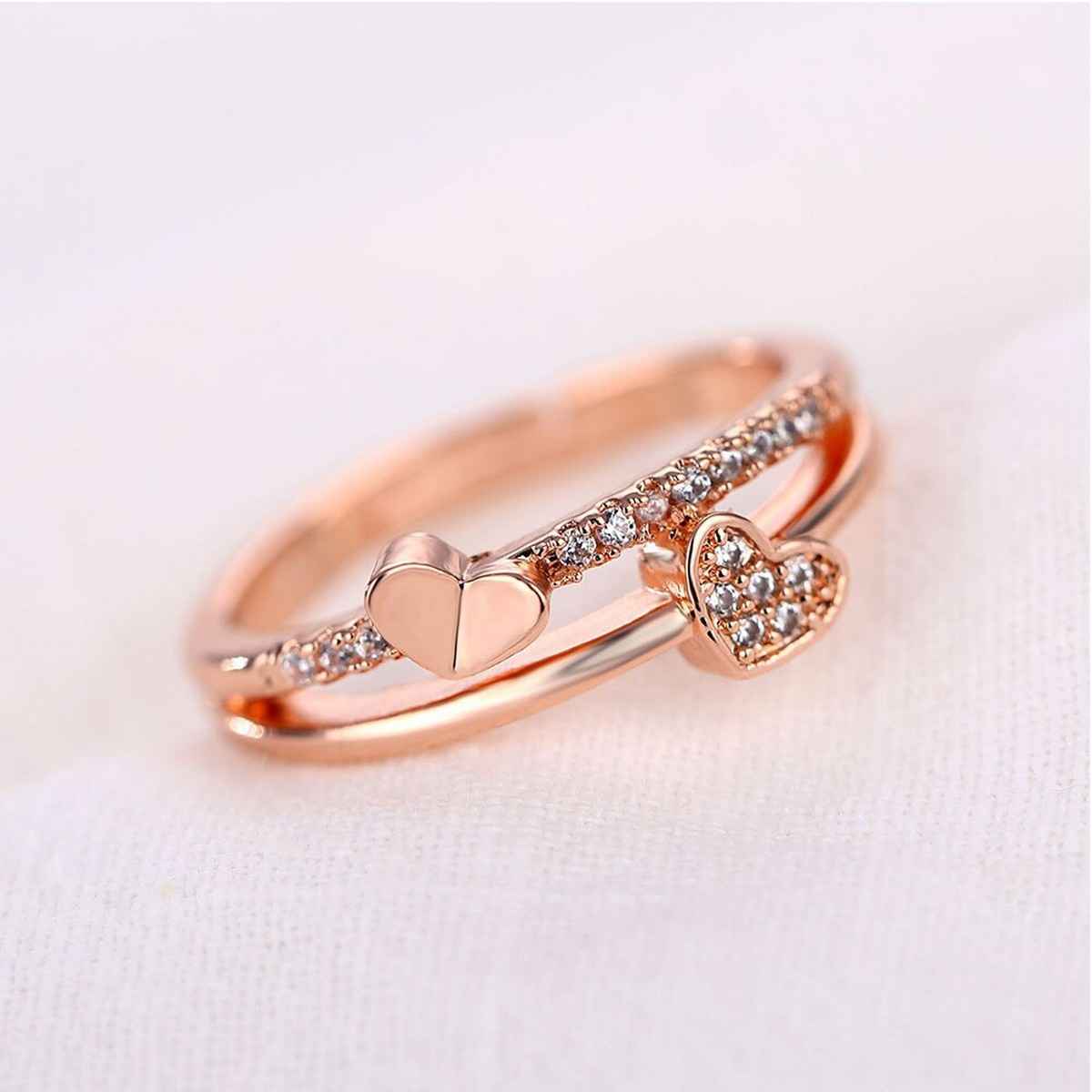 Fashion Frill Women's Combo Rings Silver Onesize