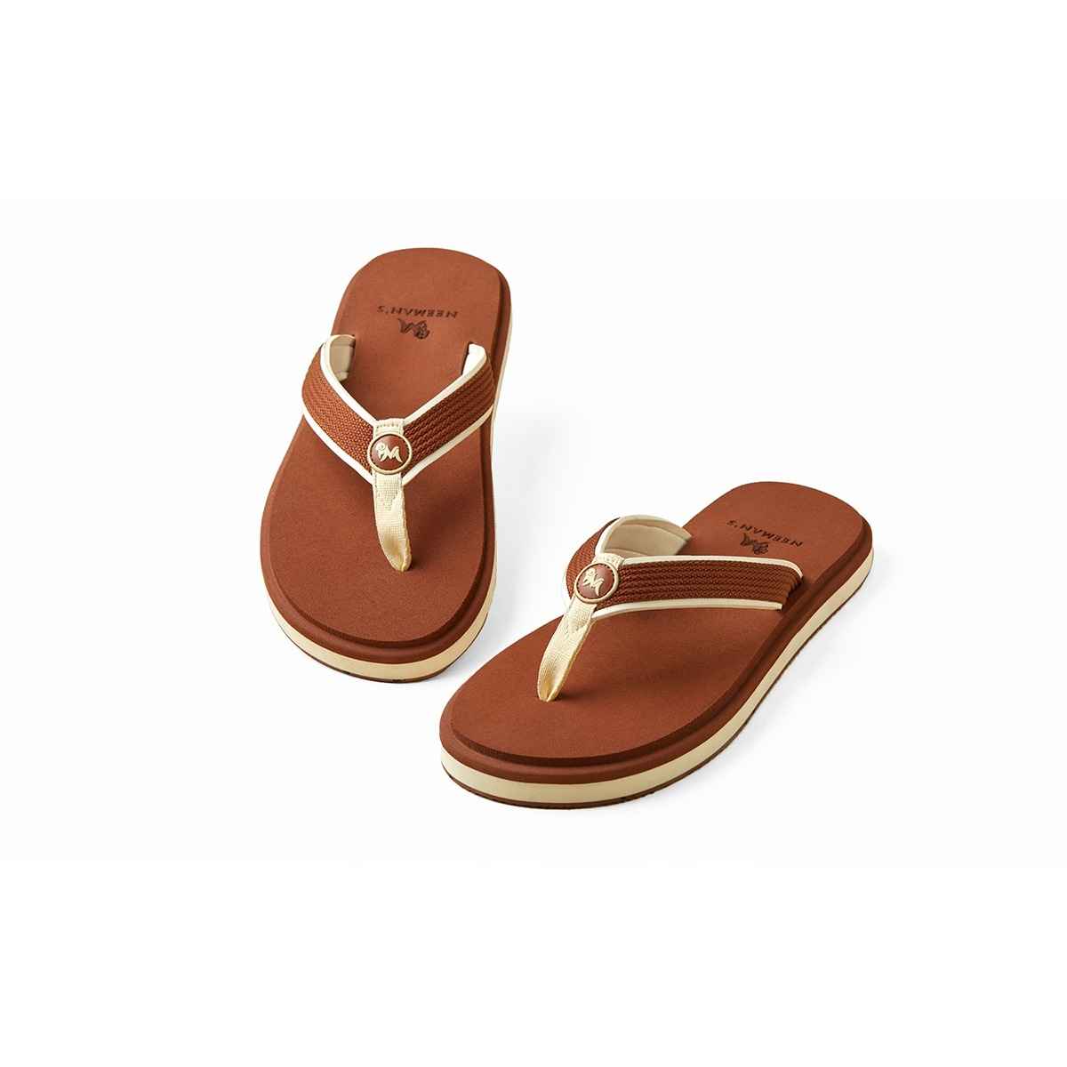 Neeman's Eco Fluffy Men's Rubber Flip Flops - UK 9 | Ultra Soft