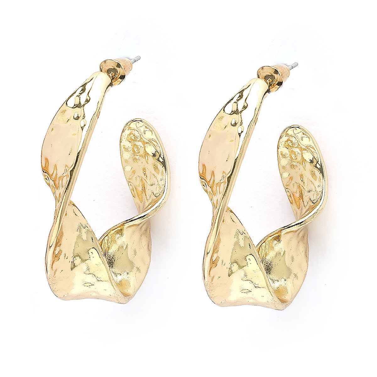 Karatcart Women's Hoop Earrings Gold One Size | 33038779