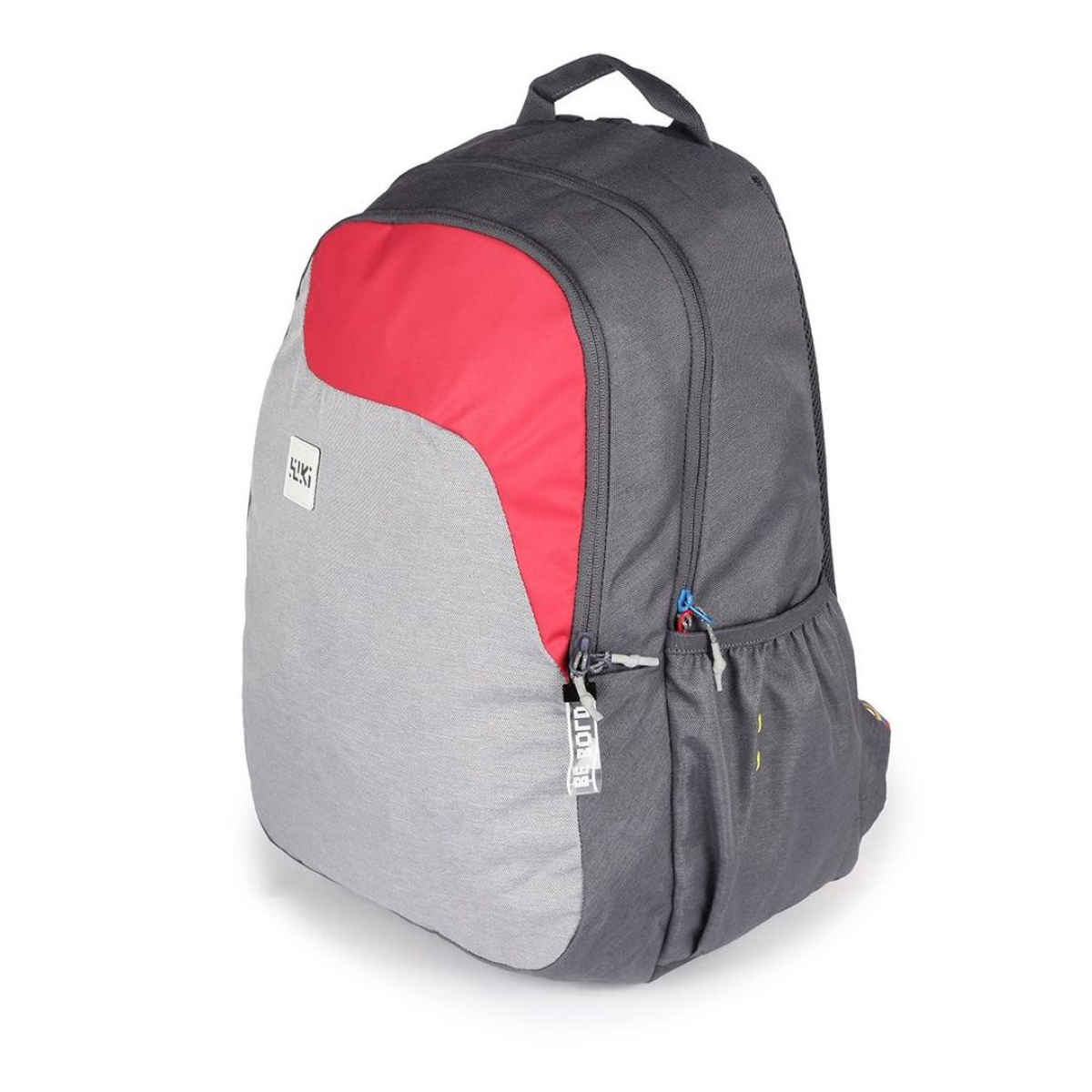 WiKi Unisex Polyester 29.5 L Backpack | Black and Grey - L