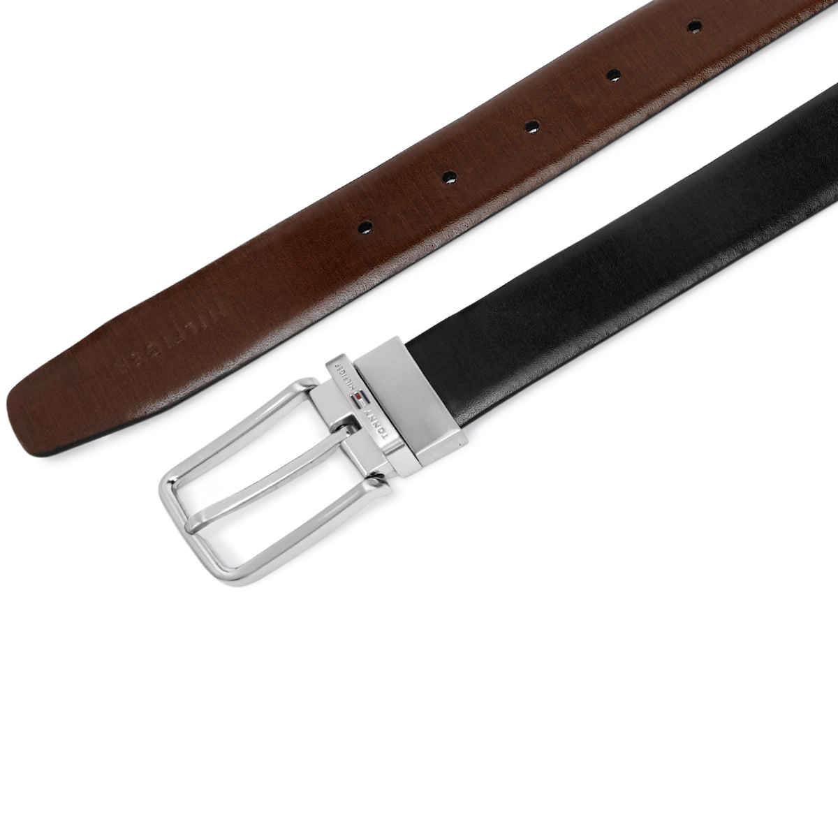 Tommy Hilfiger GAKONA Reversible Belt | Black & Brown | M | 90 cm