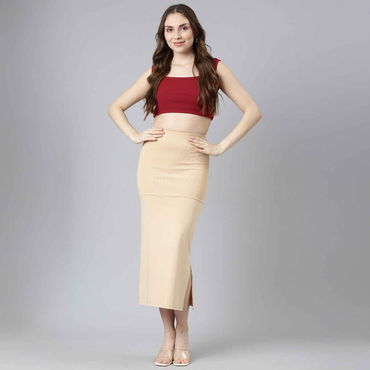 Femmora Women 03 - 6192 Shapewear Rib | Skin | L | P01