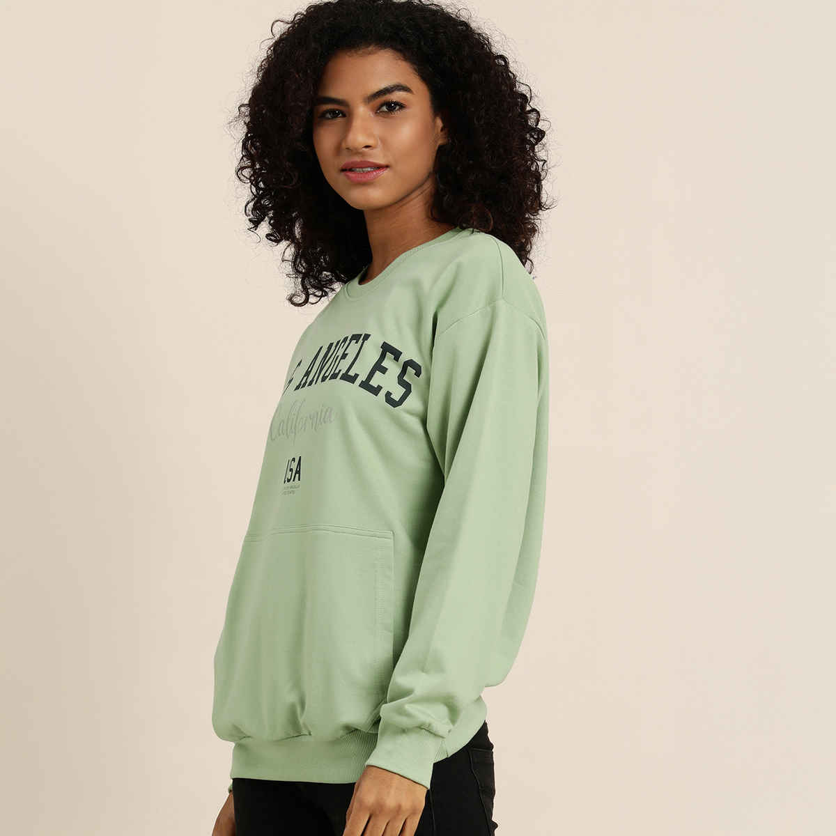 Dillinger Women's Sweatshirt | Dlwmnswt015P | Green - M