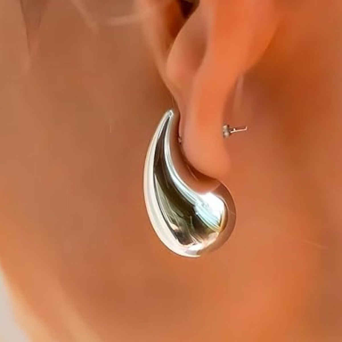 Just Lil Things Liquid Silver Drops Earrings | jltz0018