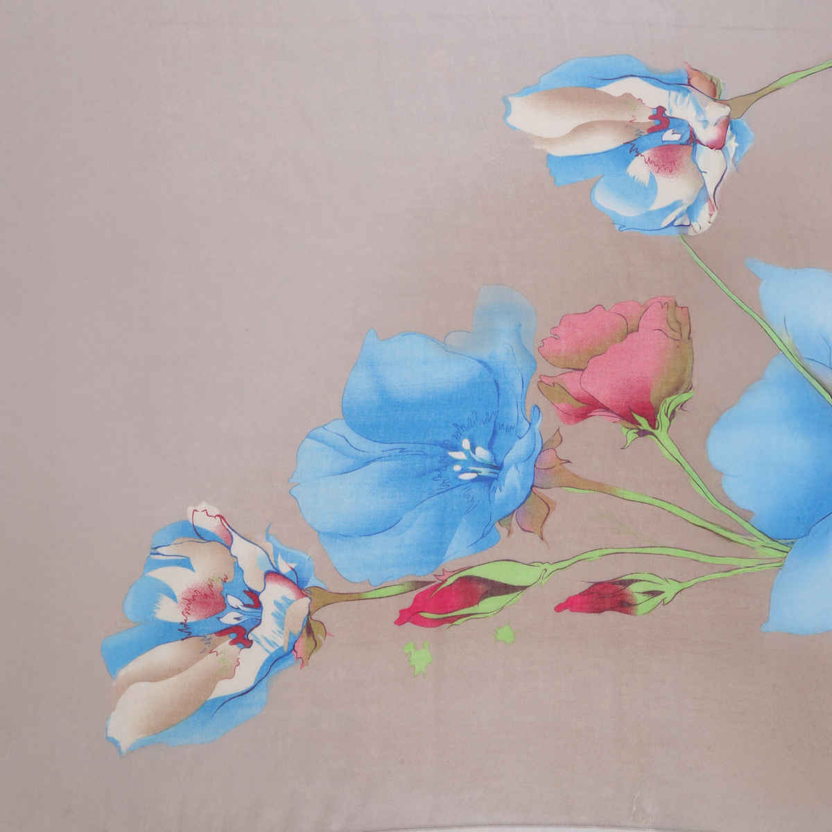 Fabseasons Women's Floral Viscose Scarf | Blue