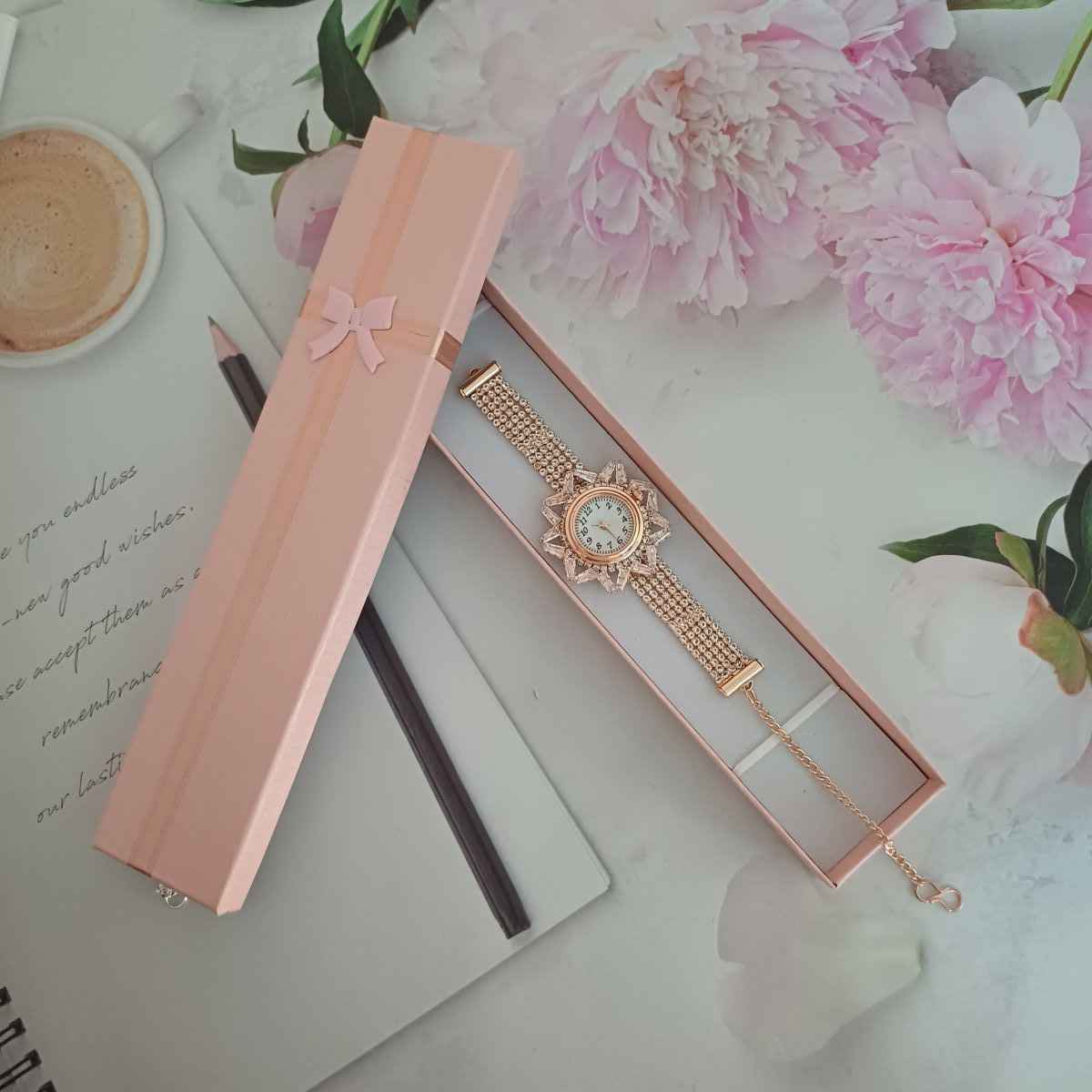 Women Wrist Watch - Rose Gold