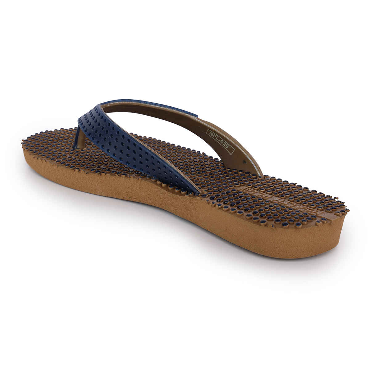 Action Slipper For Women | Nfl-29 Wood-Neon Blue - UK-5