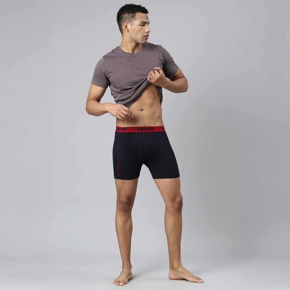 Levi's Men Pure Cotton Long Length Trunk | Ultrasoft Waistband | PO4 | Assorted - L