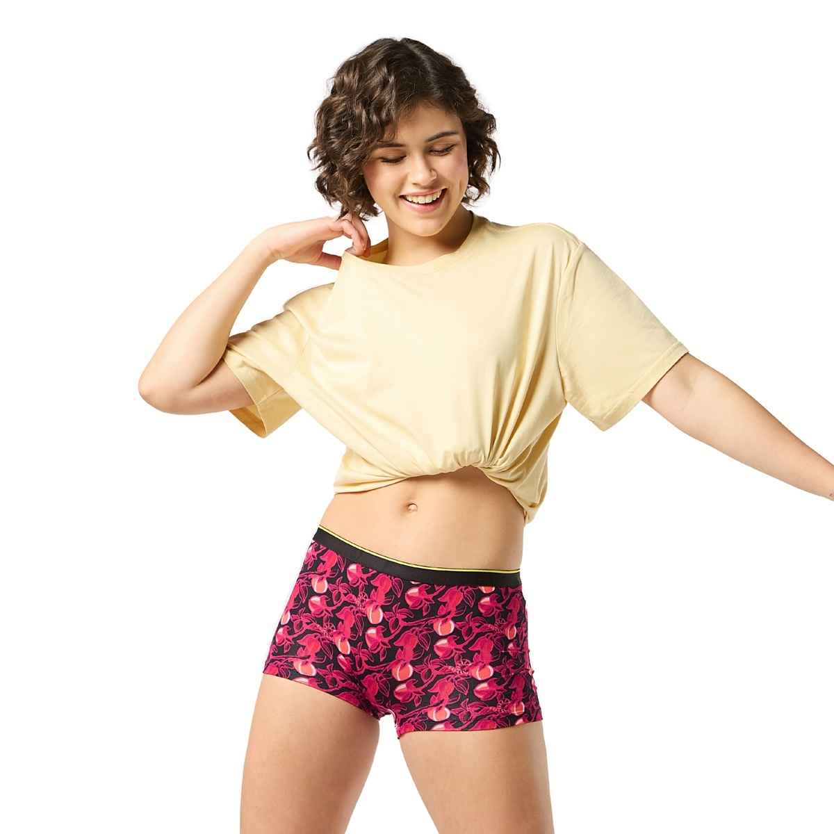 Bummer Women's Printed Micro Modal Boyshorts Panties | Garden of Tease - L