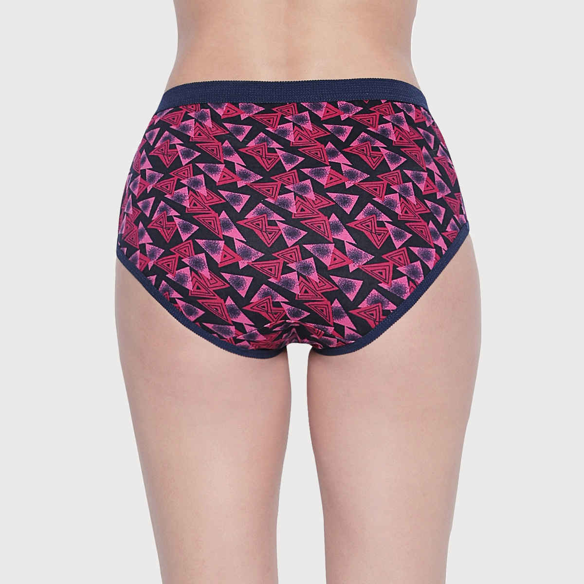 Bodycare Women's Printed Cotton Briefs | Outer Elastic | 25000 | Multicolour