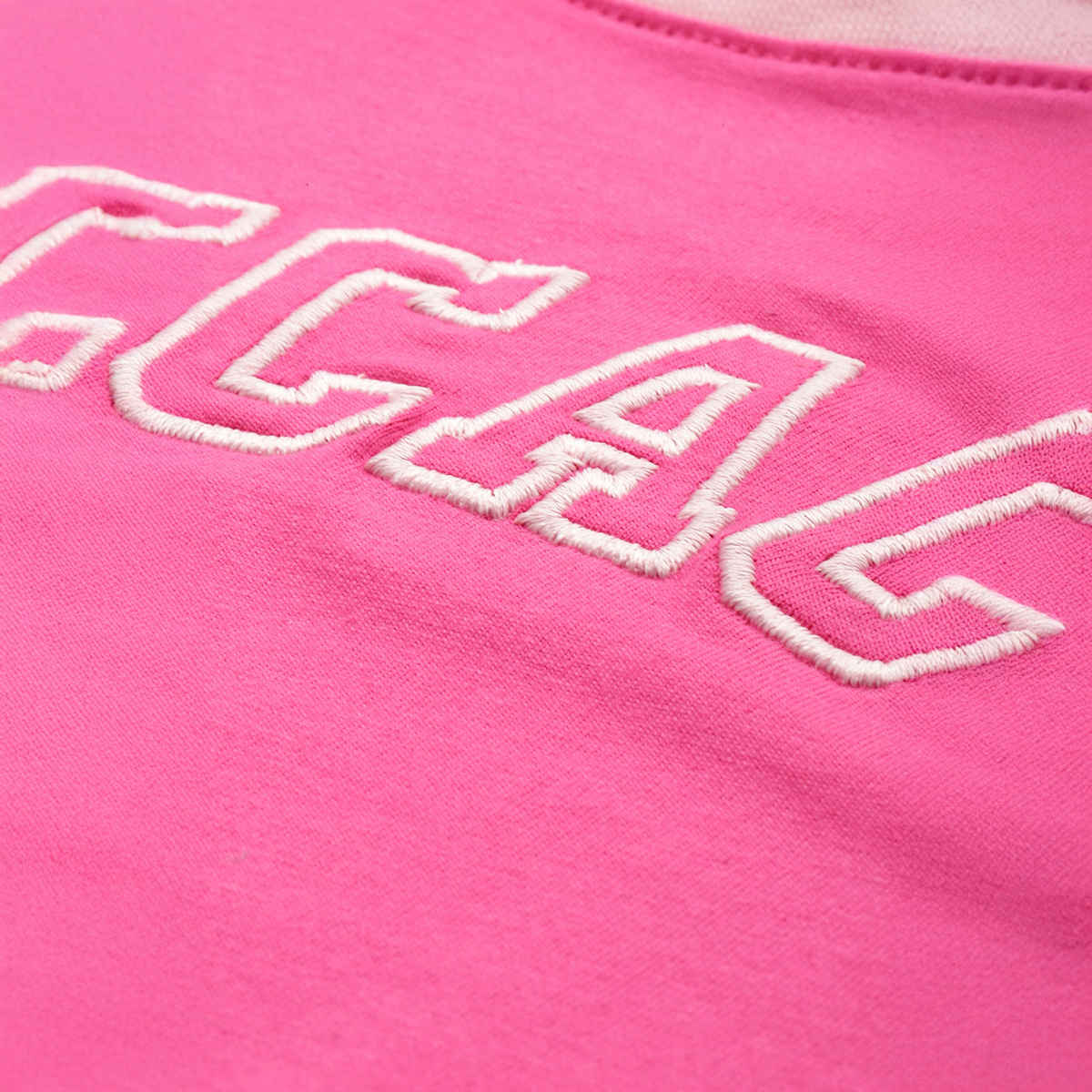 Dillinger Women's Regular Fit Raglan Sleeve Embroidery T-shirt | Fuchsia - XL