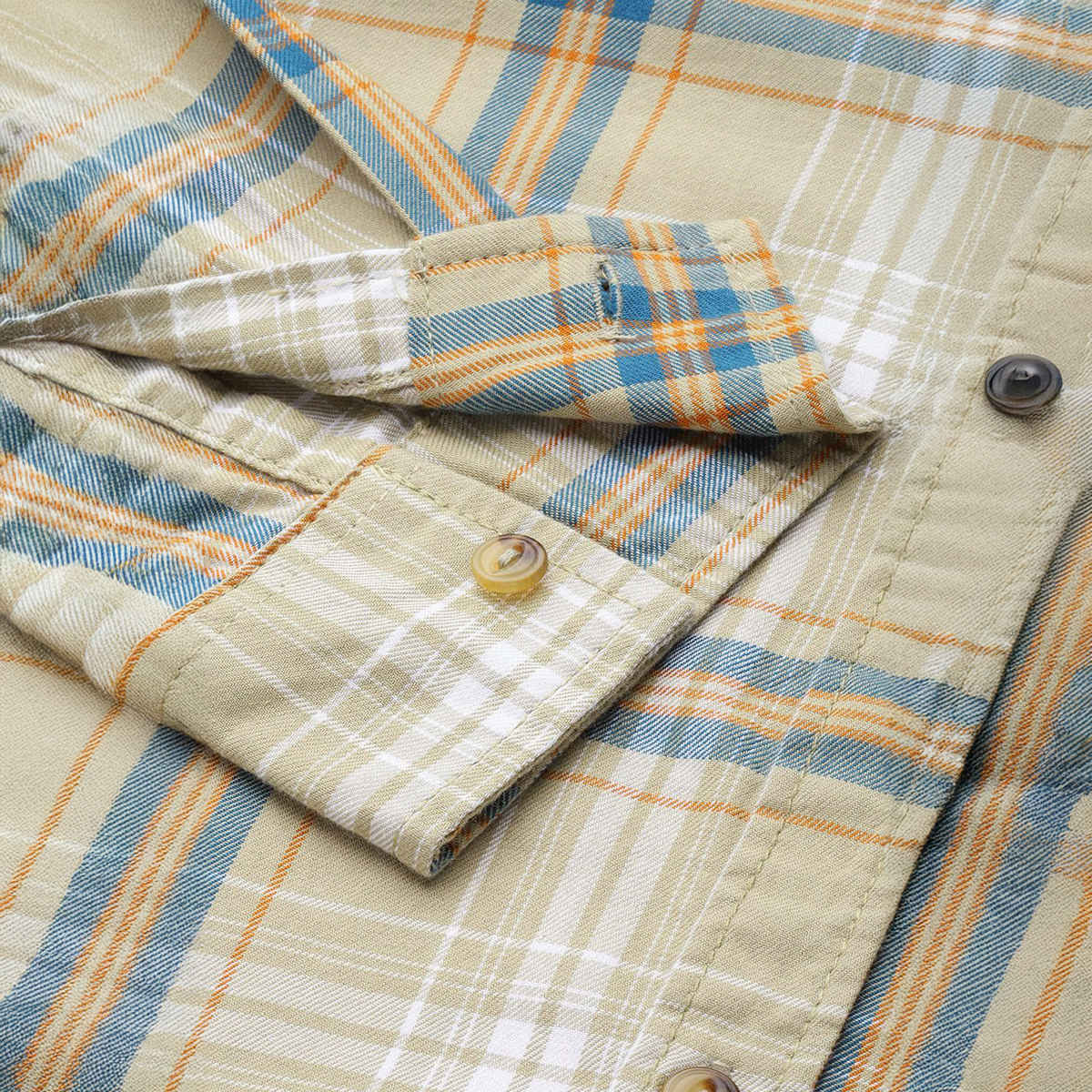 The Indian Garage Co Men's Slim Fit Checked Casual Shirt | Green - XL