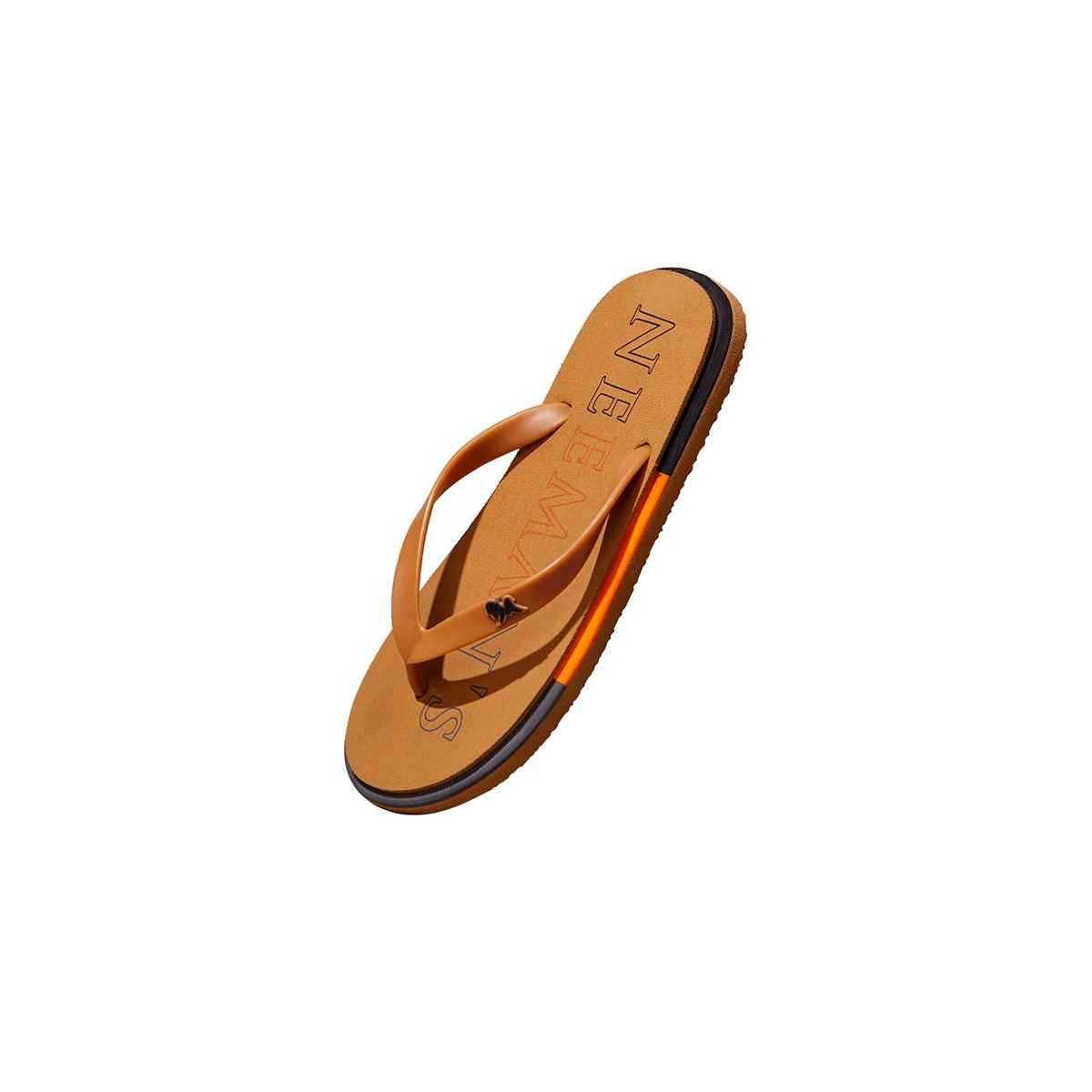 Neeman's Recreation Men's Flip Flops - UK 8 | Brown