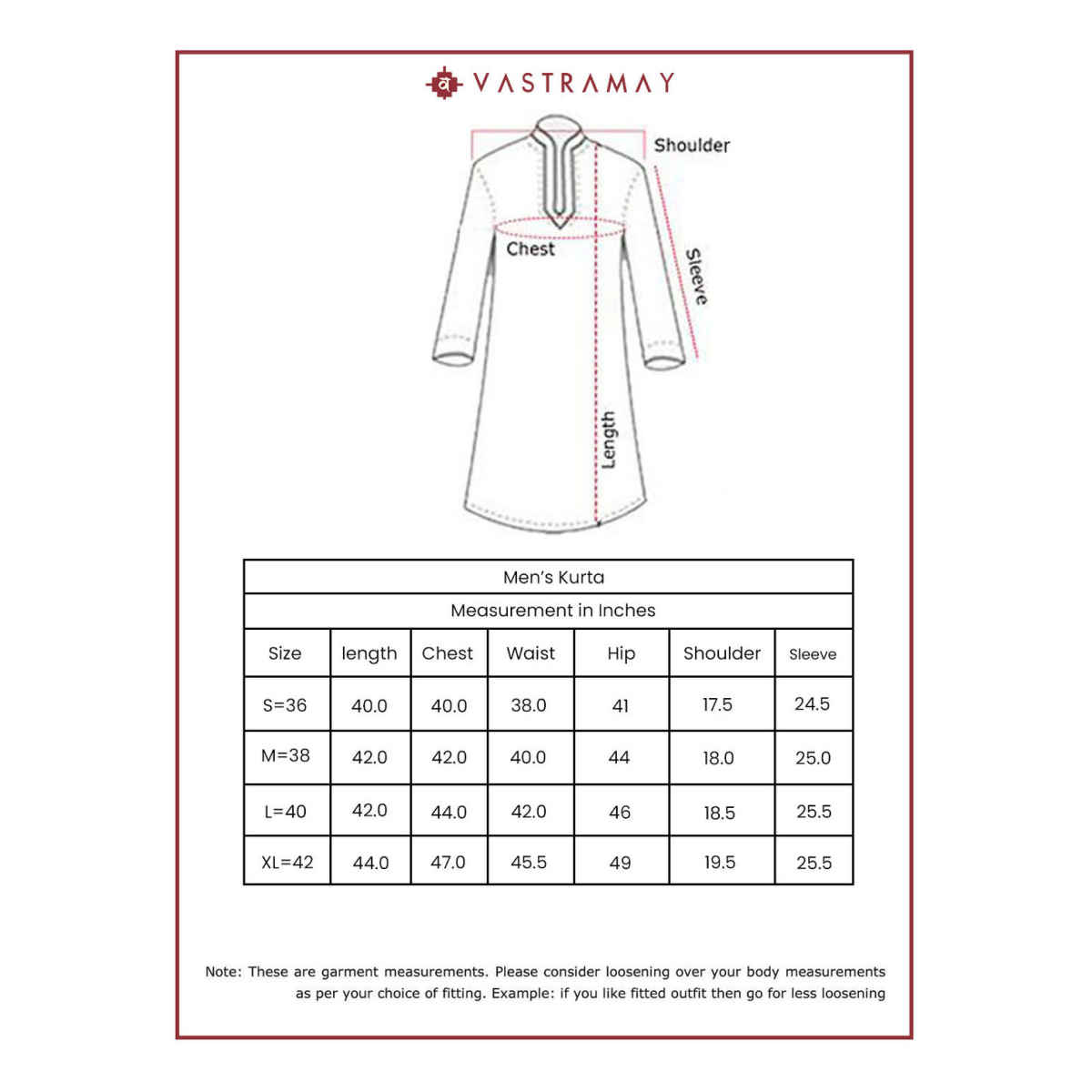 Vastramay Men's Cotton Blend Kurta | Yellow - XL