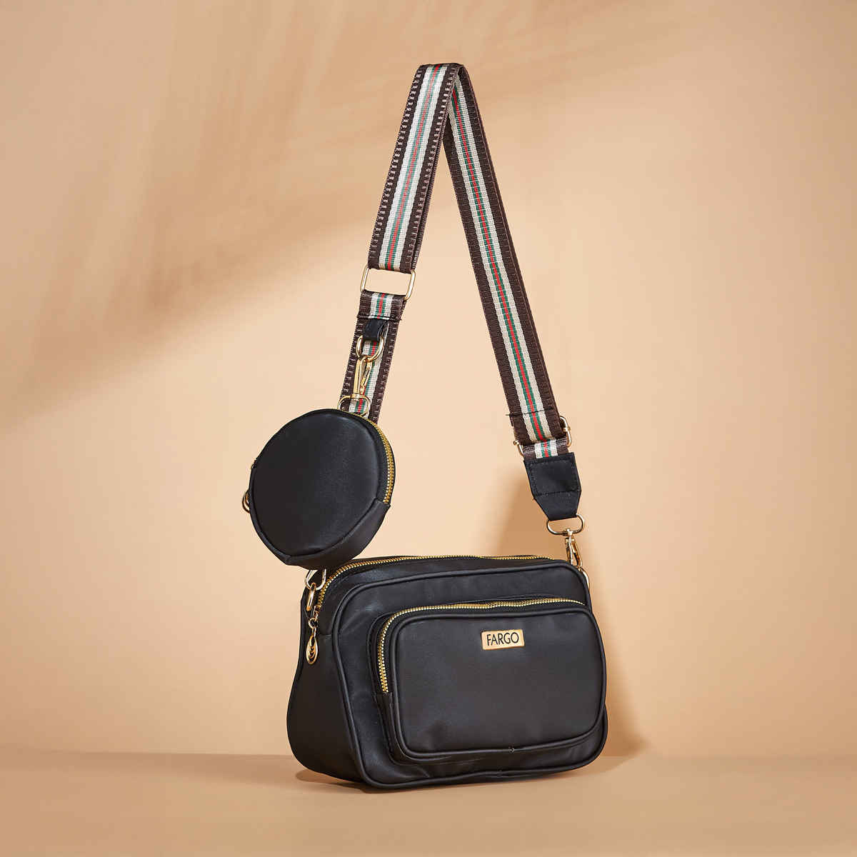 Fargo Women's Stylish Sling Bag | Black