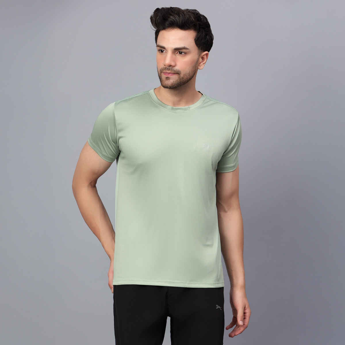 Shiv Naresh Men s T-Shirt Dusky Green | XL | SNCT01C
