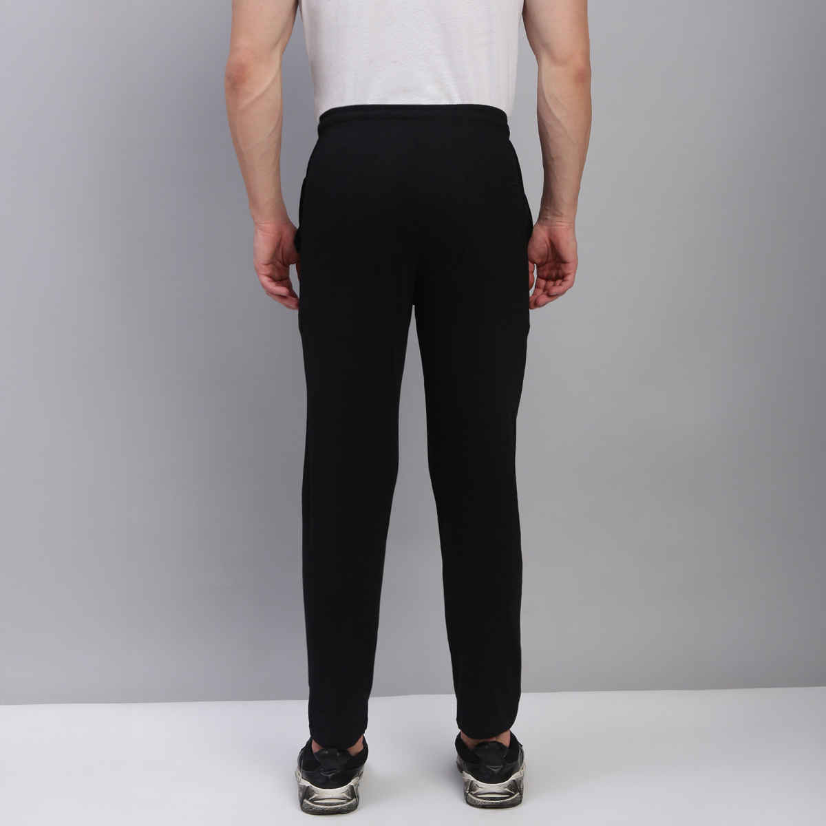 Lux Cozi Men's All-Day Comfort Premium Track Pants with Pockets | Black - L