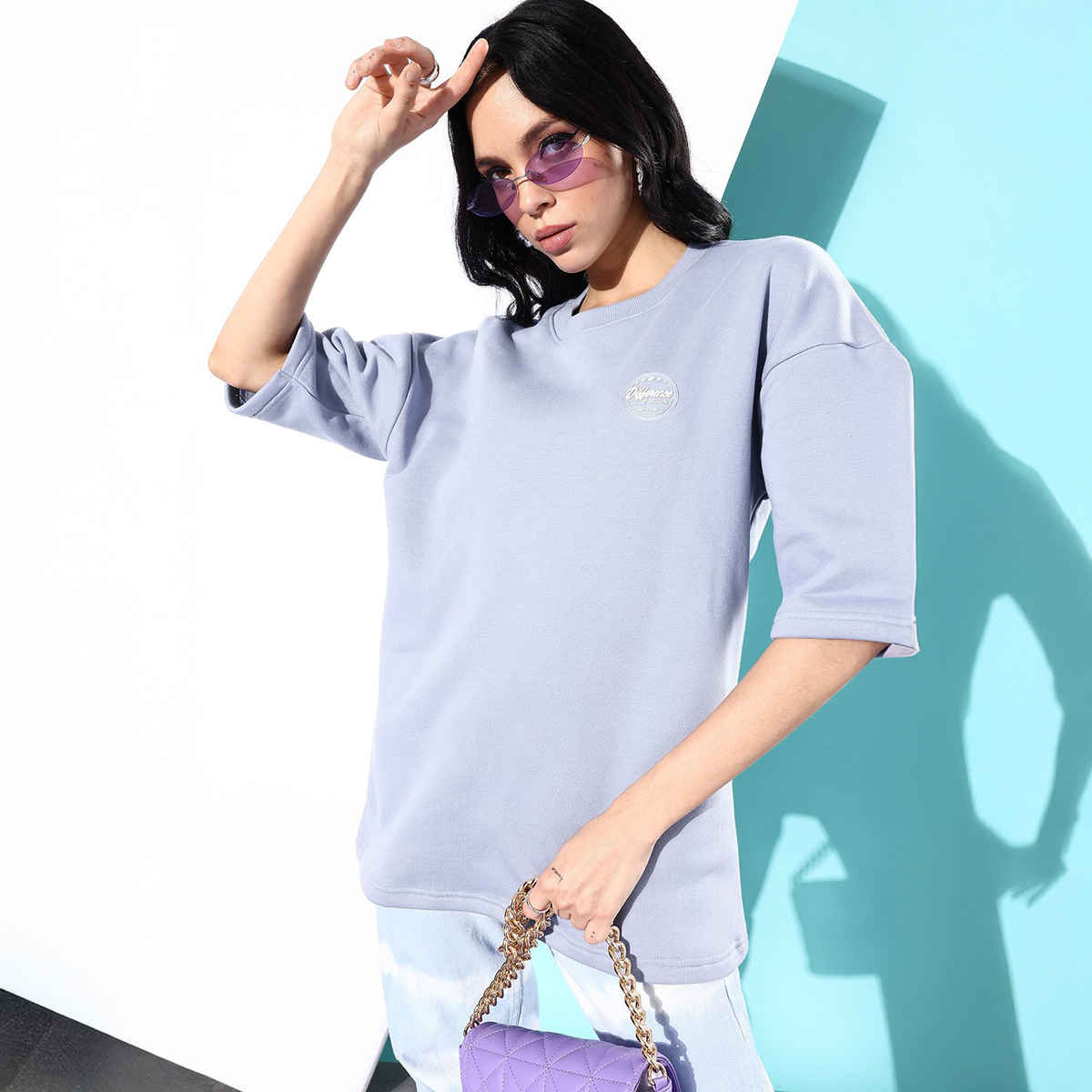 Difference Of Opinion Women's Sweatshirt | Dowswt031 | Light Purple - S