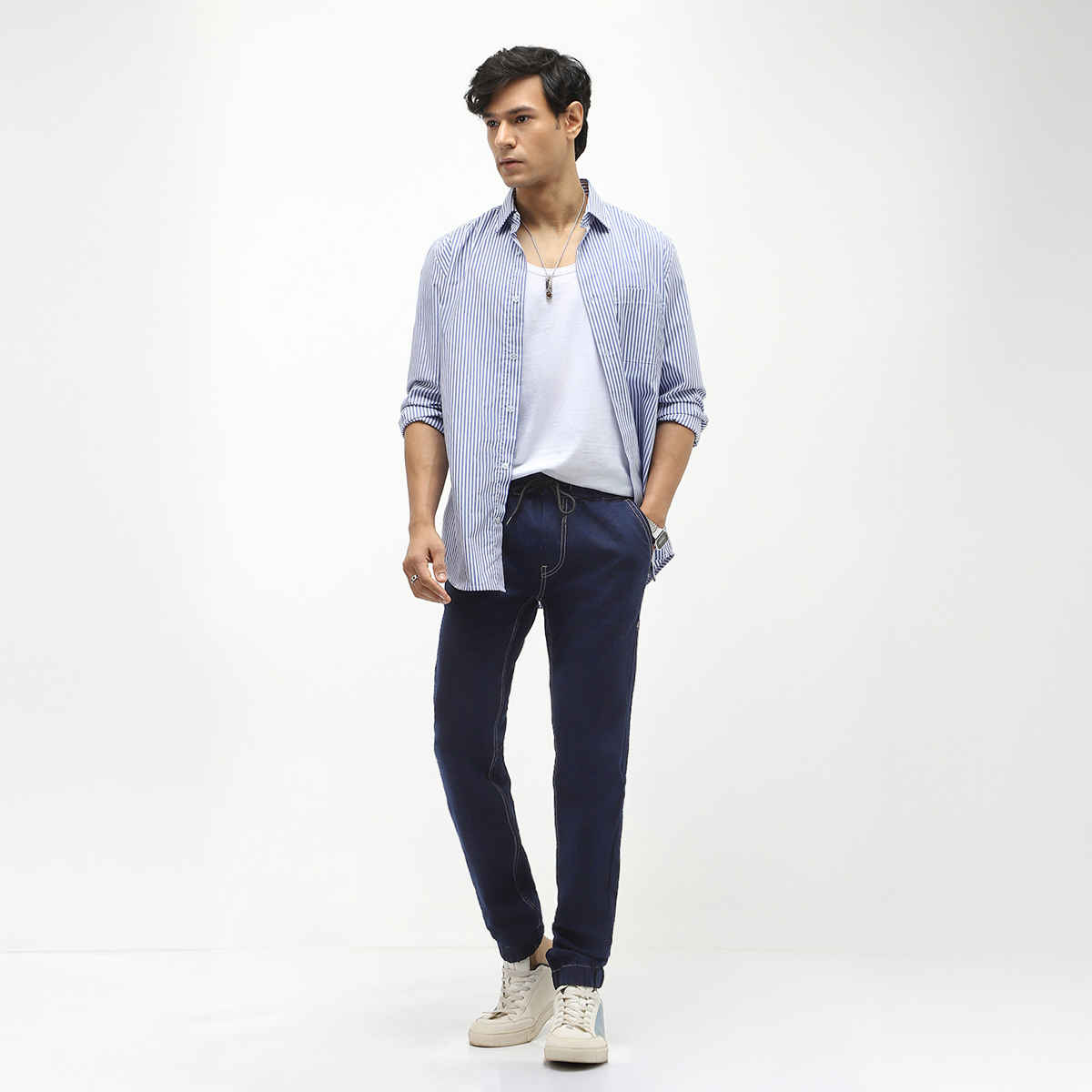 Urbano Fashion Men's Jeans Slim Fit | Dark Blue | 36