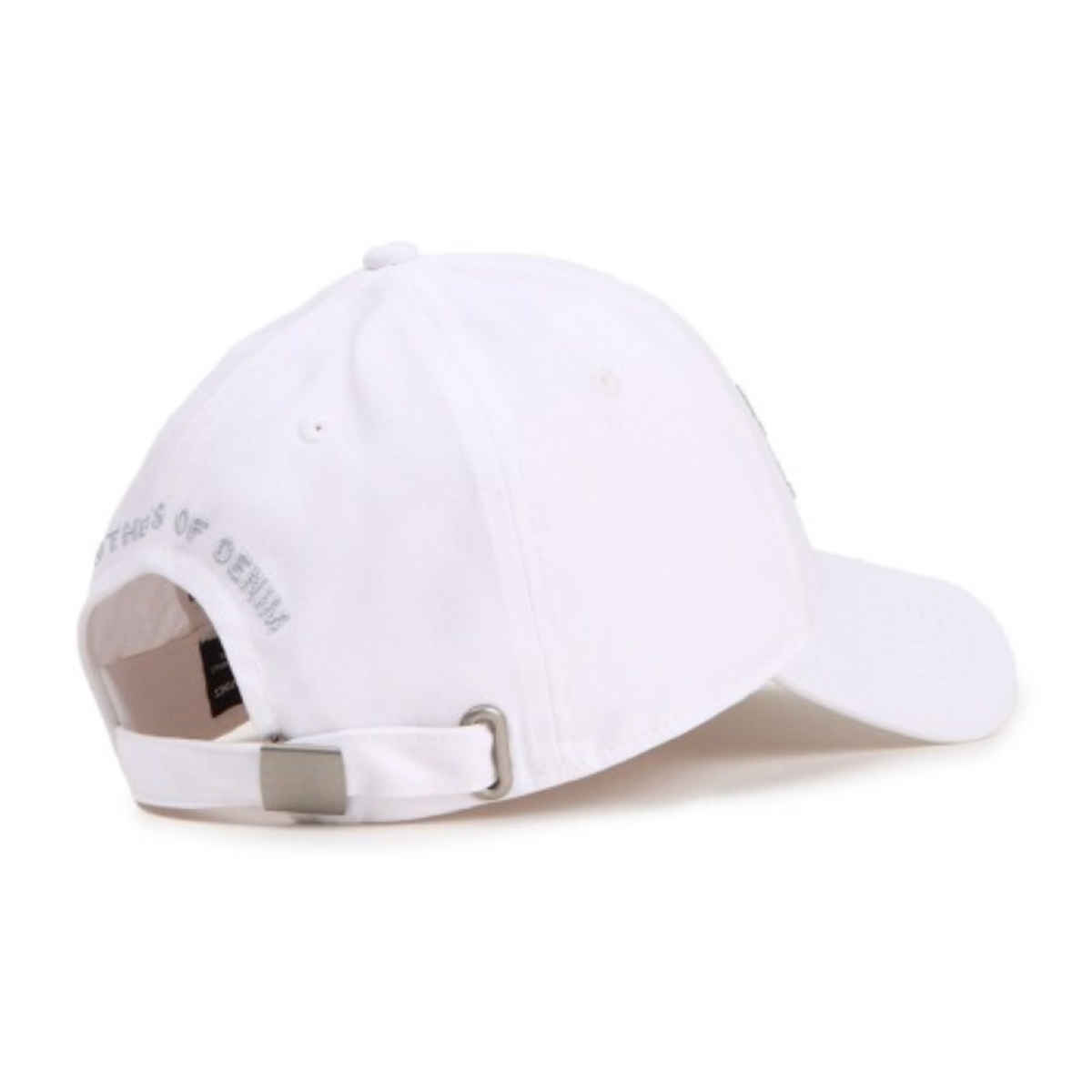 Jack & Jones Unisex Cotton Baseball Cap | White - One Size