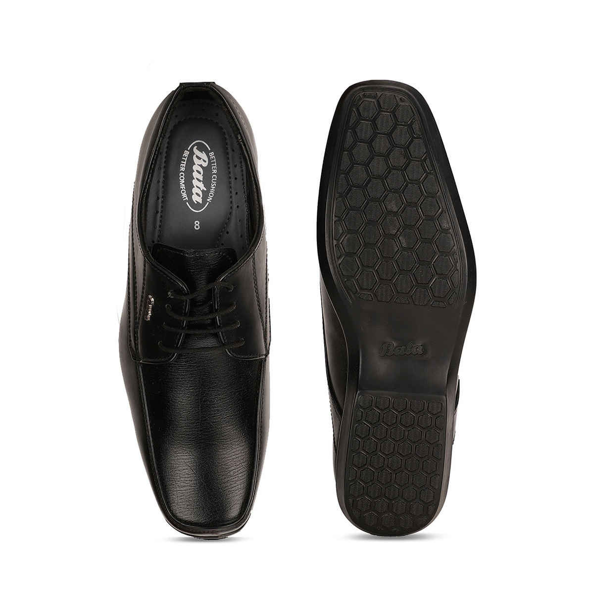 Bata Black Formal Shoes For Men - 8