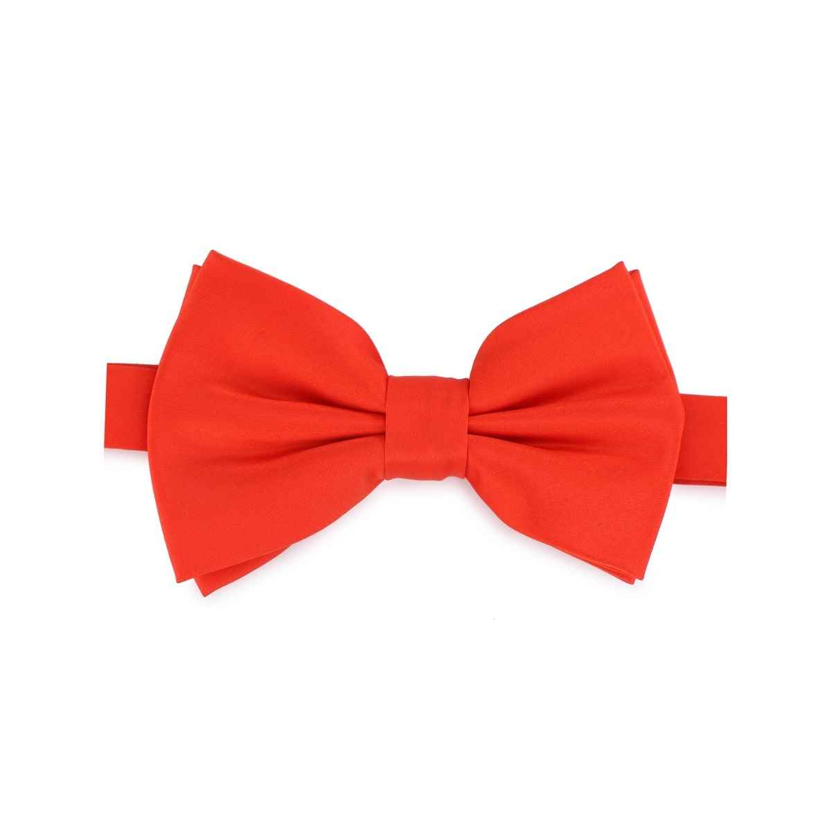 Calvadoss Men's Solid Bow Tie | Bow 2156 | Red