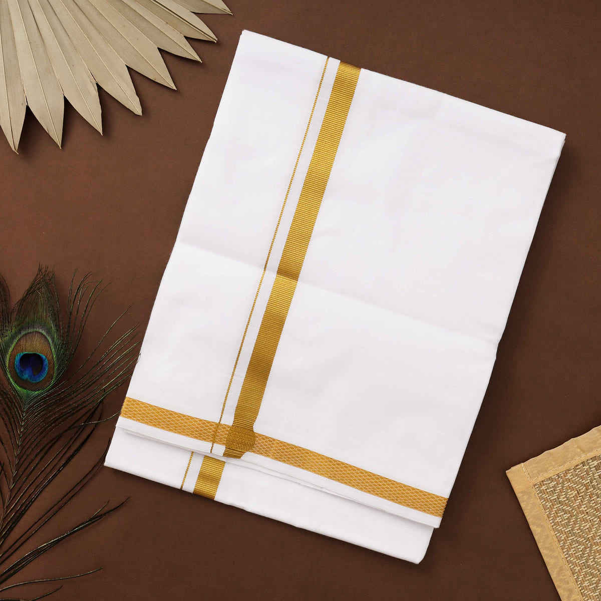 Oye Happy Cotton Dhoti 2m (Veshti)
