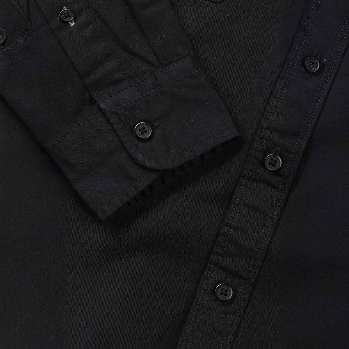 USPA Cotton Casual Shirt For Men - Black - XL