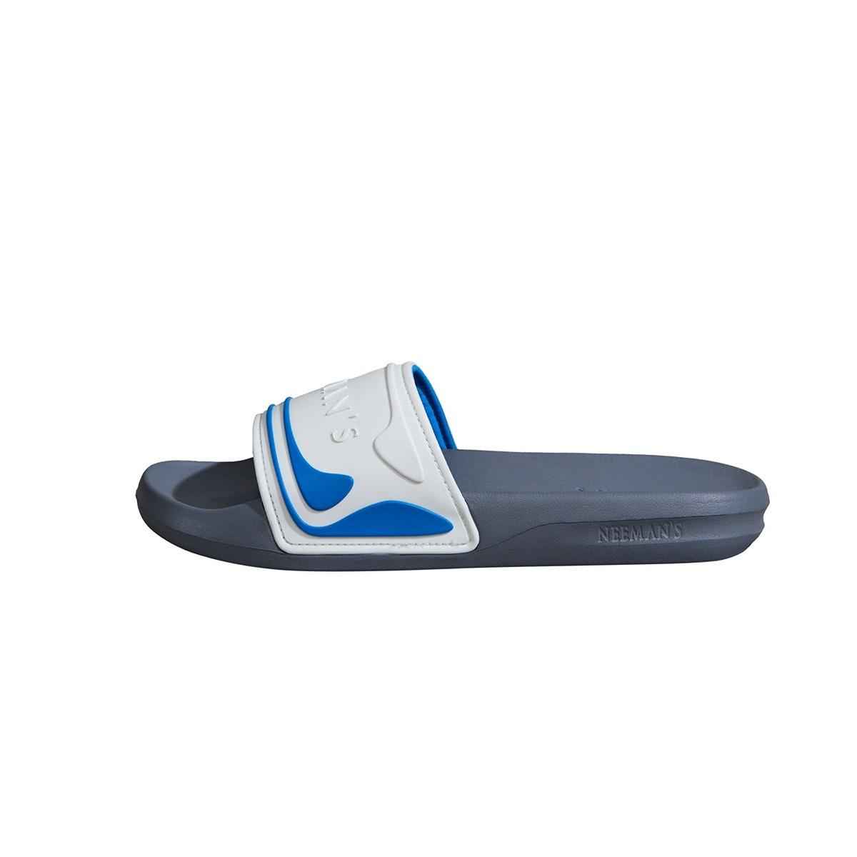 Neeman's Travel Slides | Off white / Grey | Size- 9