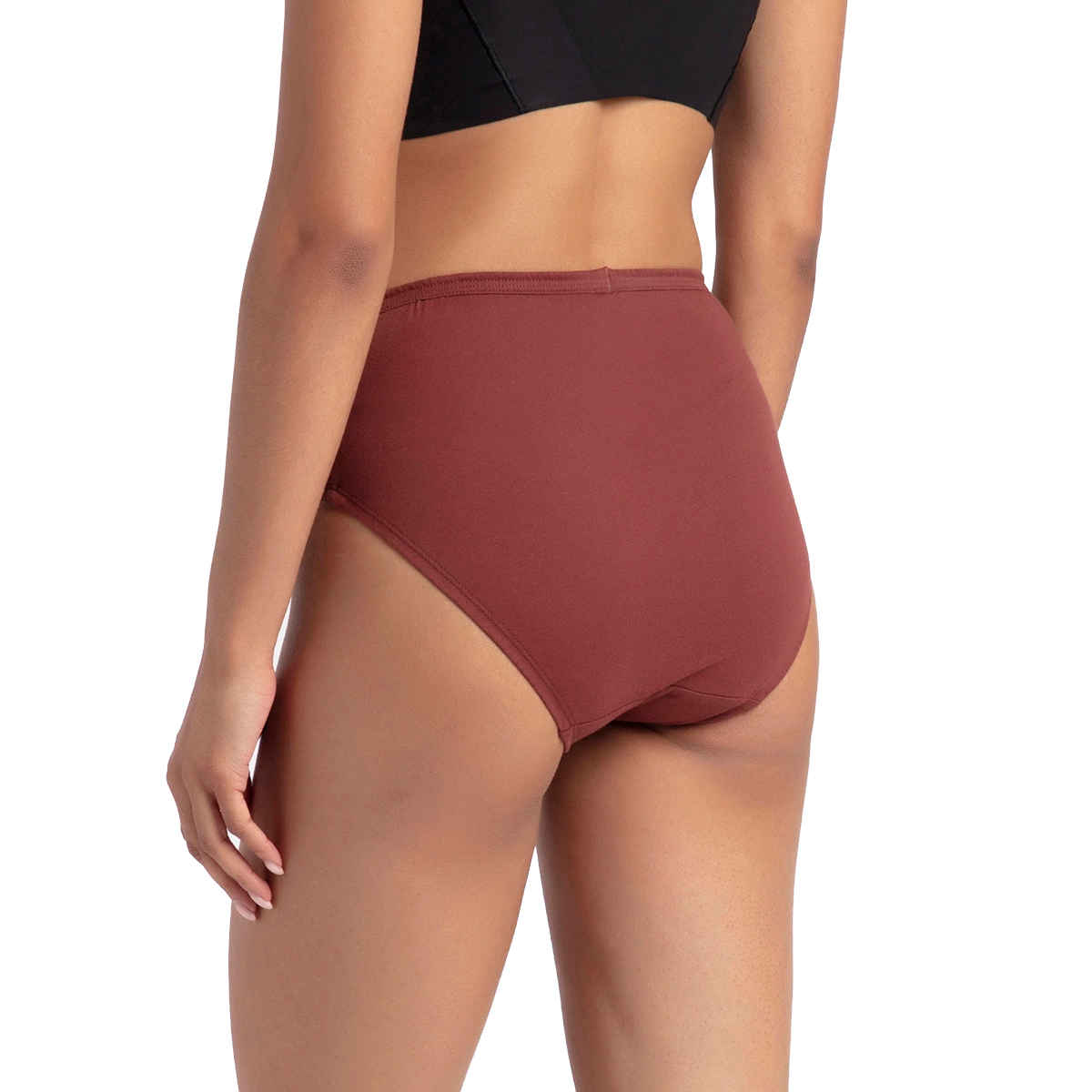 Jockey 1406 Women's Super Combed Cotton Underwear Mid Waist Hipster Panty|PO3 | Multicolor Dark assorted-XL