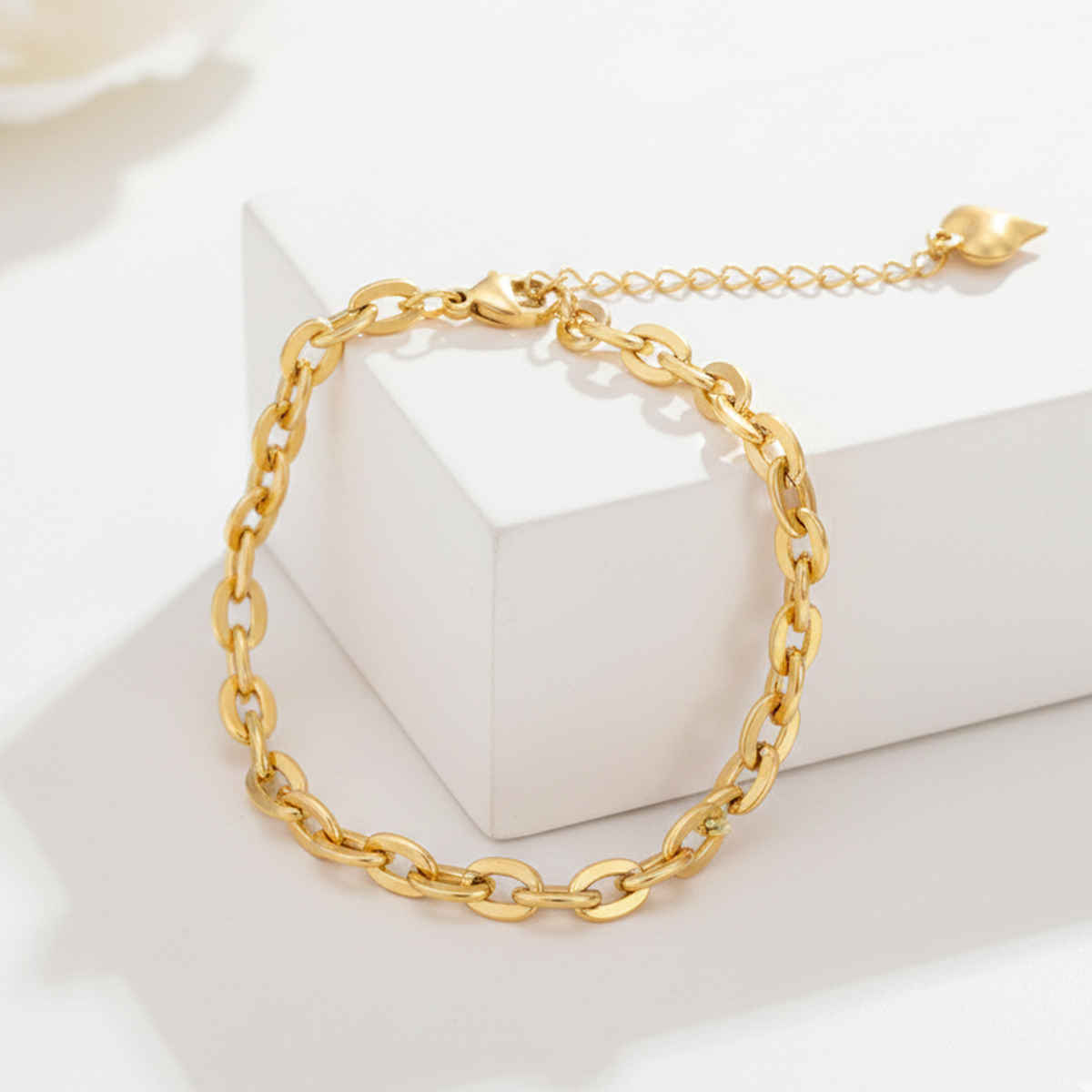 LabelShe Gold Plated Stainless Steel Rope Style Wraparound Bracelet | LS-BNG-16229
