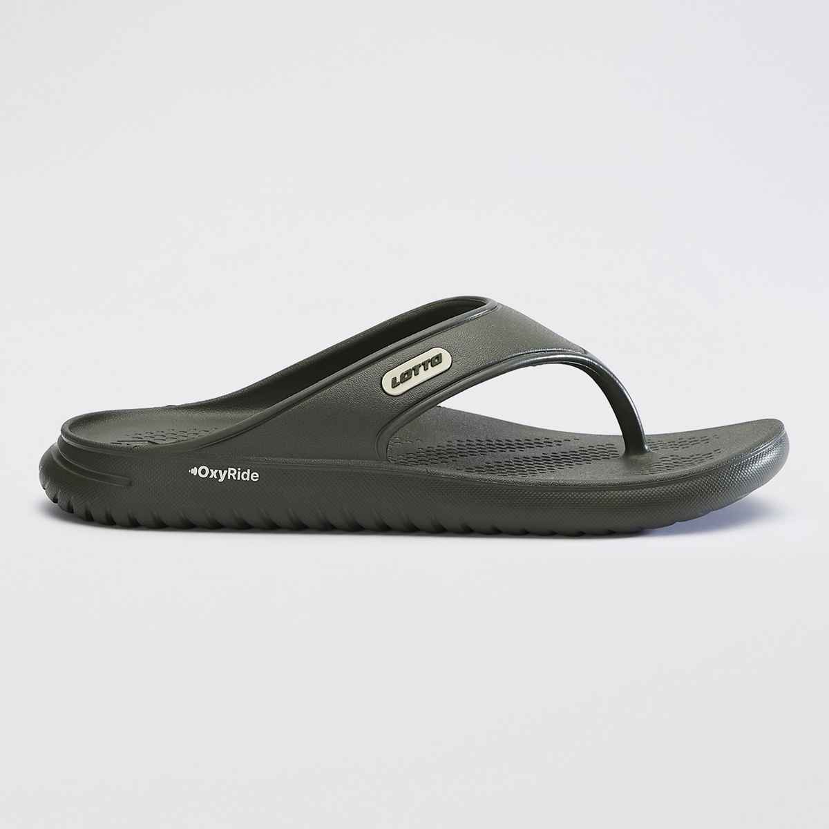 Lotto Men's Flip-Flops Momentum Rifle | Green-Sandshell - UK 8