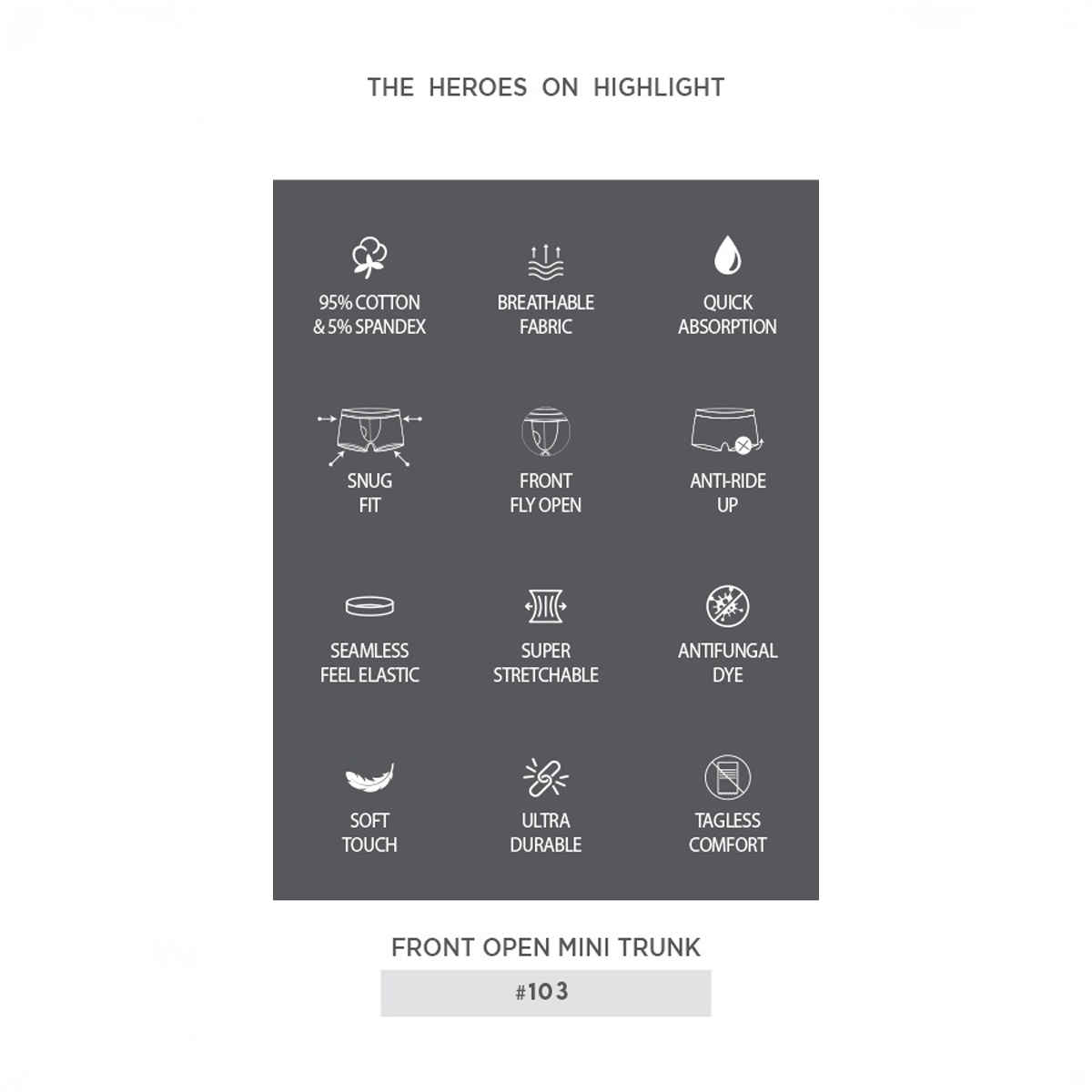 Rupa Colors Kid's Front Open Mini Trunk | Style 103 | Teal Green & Brown - 60 cm | Pack of 2