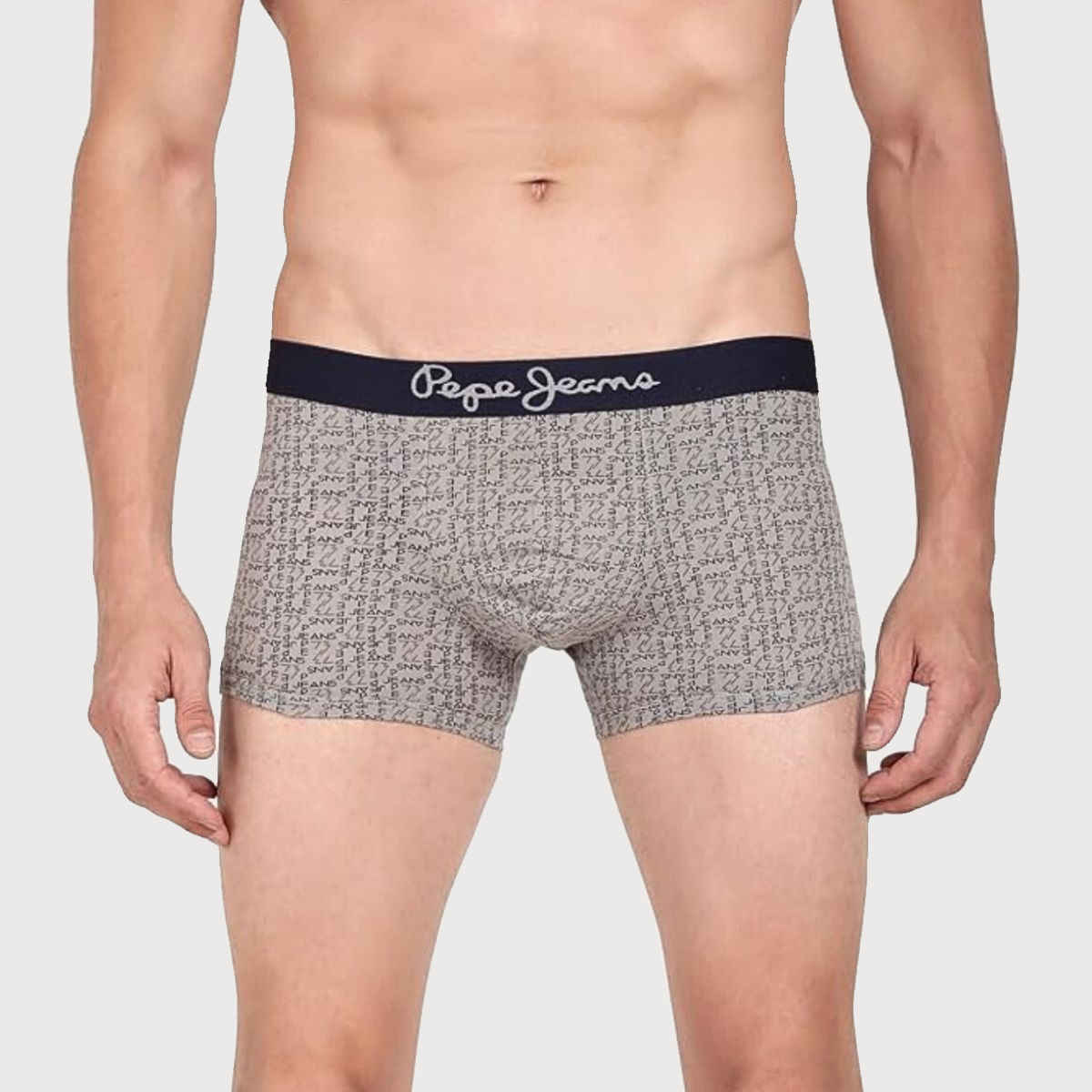 Pepe Jeans Mens 100% Cotton Printed Trunk - Pack of 1 (M) Comfort Fit, Soft Fabric, Breathable