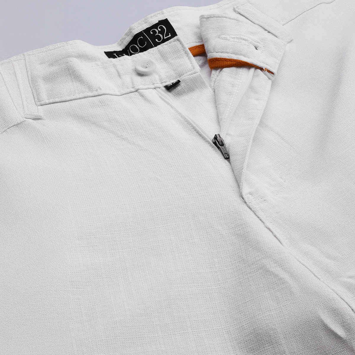 IVOC Men's Slim Fit Casual Shorts | White 30