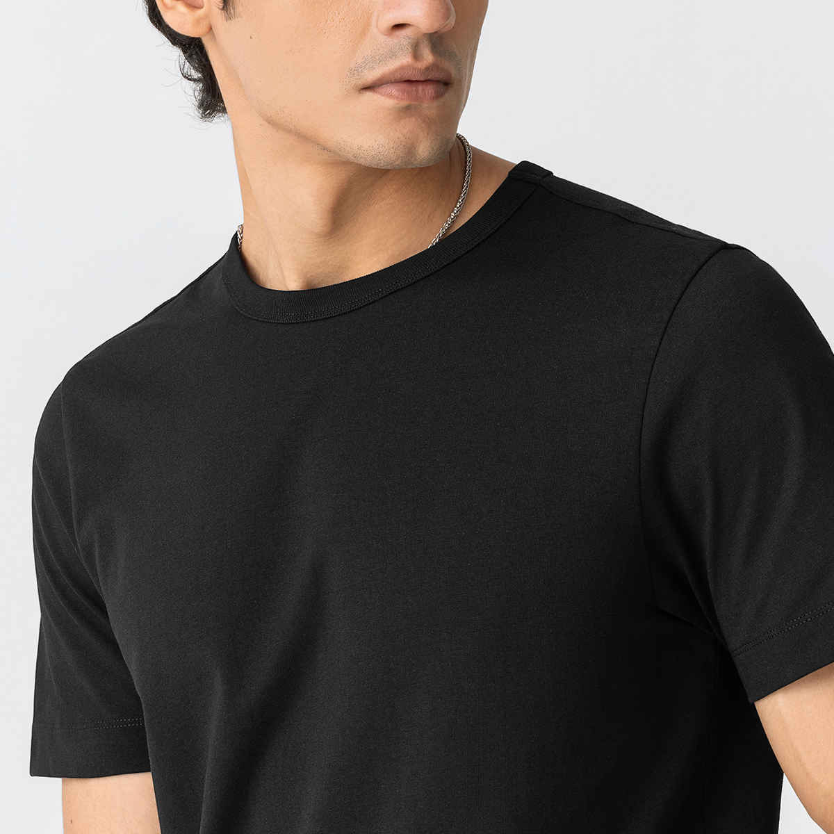 March Men's Cotton Heavy Crew | Classic Black - M