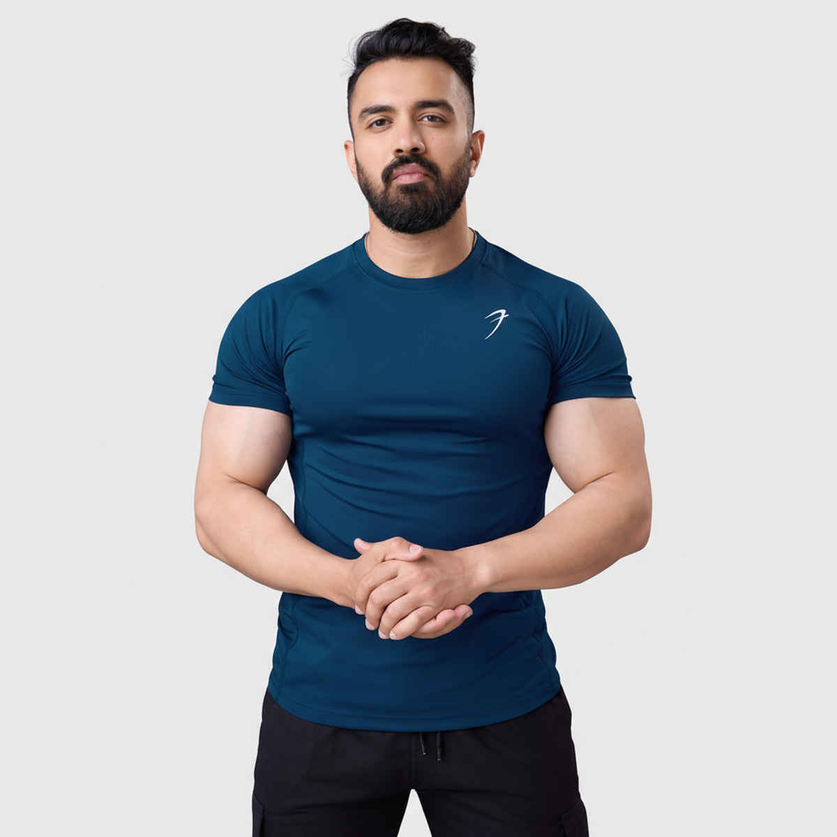 Fuaark Men's Performance GYM T-shirt | Teal - L