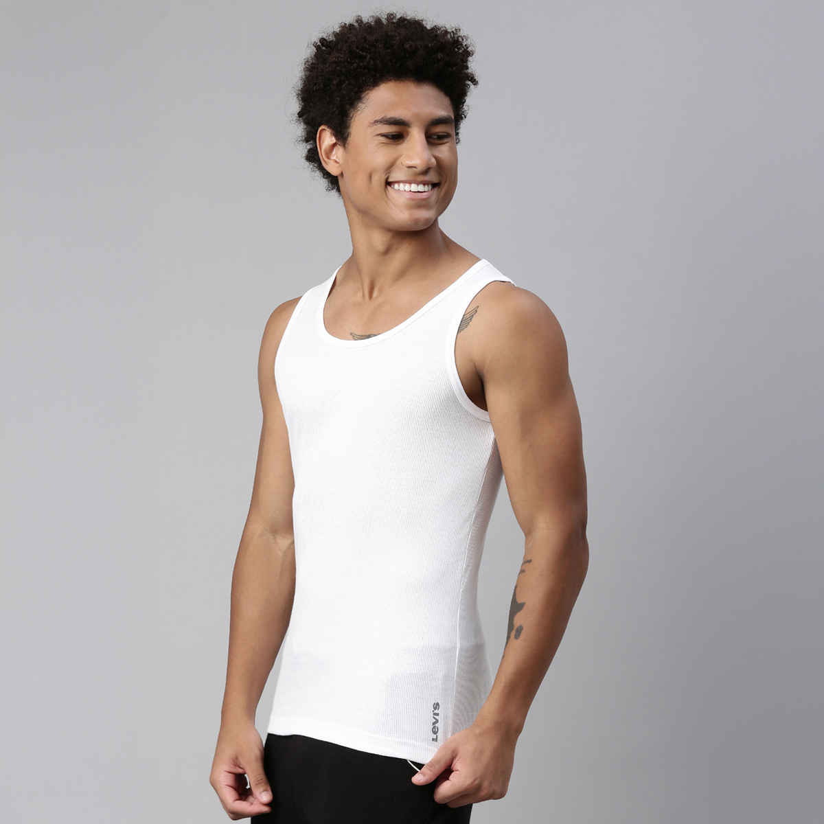 Levi's 013 Men's Rib Vest | White | S