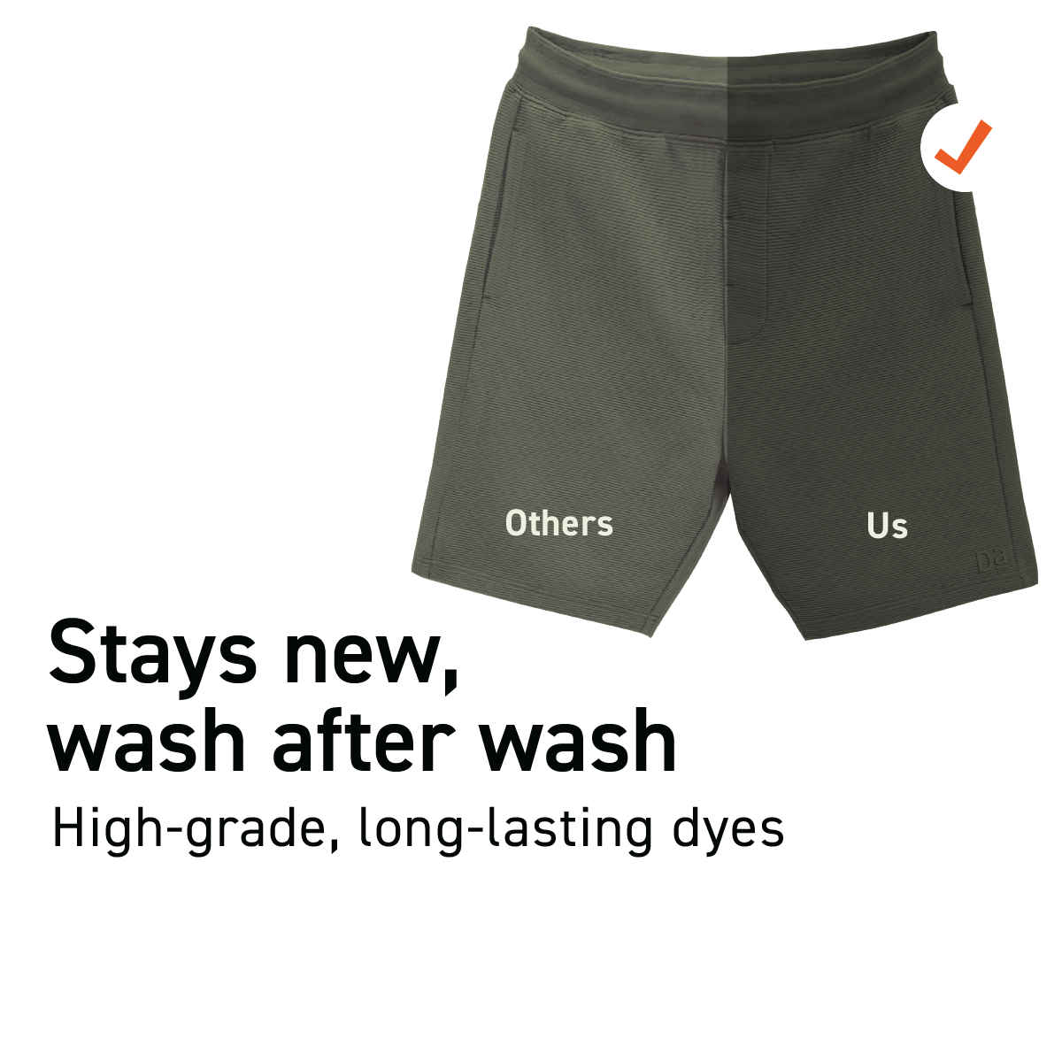 DaMENSCH Men's Workout Textured Shorts | Green - L