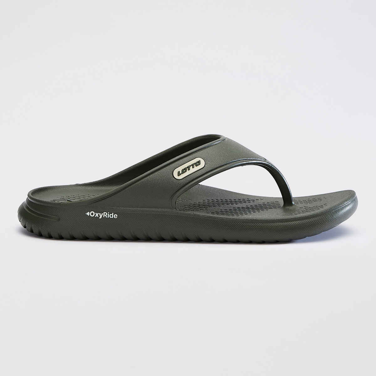 Lotto Men's Flip-Flops Momentum Rifle | Green-Sandshell - UK 6