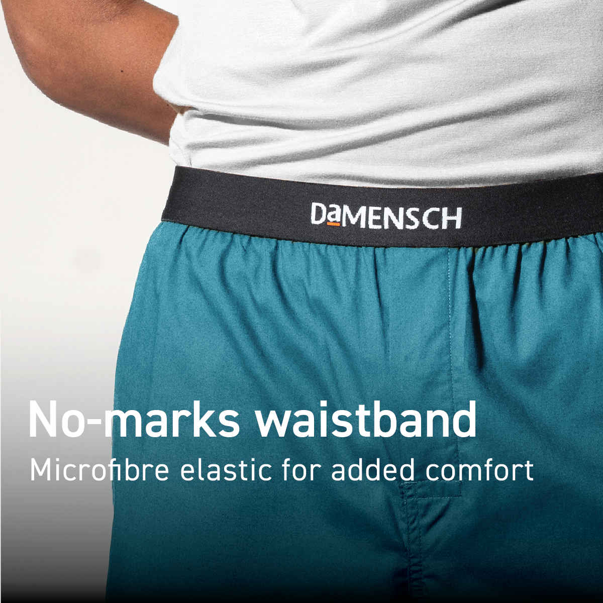 DaMENSCH Ultra-light Cotton Men's Inner Boxer | Blue - L